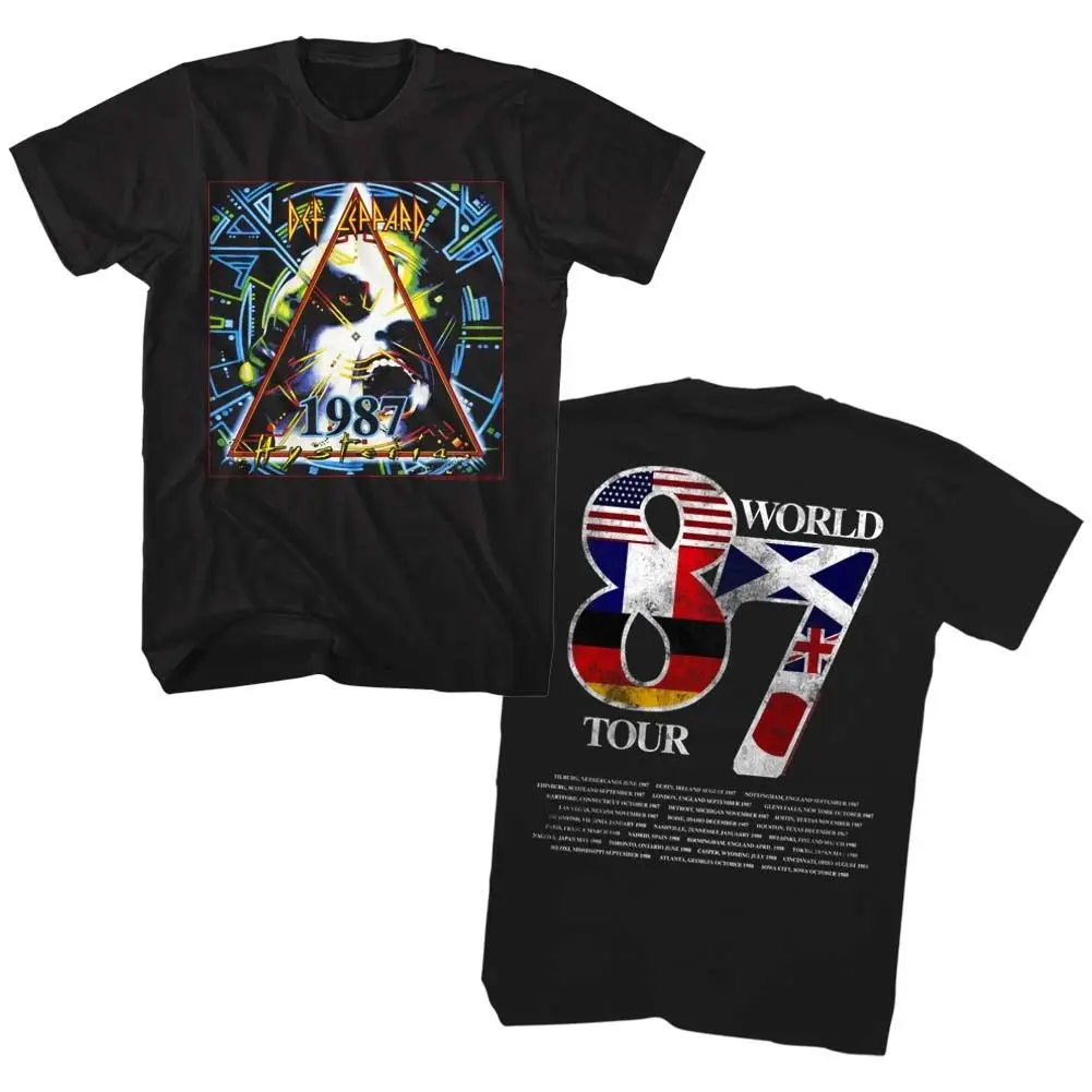 DEF LEPPARD - DEF WORLD TOUR BLACK Men's Adult Short Sleeve T-Shirt Sleeve T Shirt Summer Men Tee Tops Clothing
DEF LEPPARD - DEF WORLD TOUR BLACK Men's Adult Short Sleeve T-Shirt Sleeve T Shirt Summer Men Tee Tops Clothing