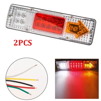 For Trailer UTE UTV RV Stop Tail Light Integrated Turn Signal Driving Lamp 2x 19 LED Trucks Rear Tail light Reverse lamp
For Trailer UTE UTV RV Stop Tail Light Integrated Turn Signal Driving Lamp 2x 19 LED Trucks Rear Tail light Reverse lamp