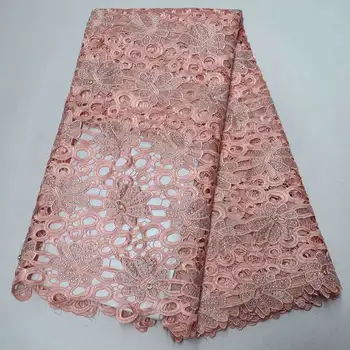 Nigerian french tulle lace fabrics High Quality Guipure Cord soluble lace fabric With Stones Party African Lace Material BGF02
Nigerian french tulle lace fabrics High Quality Guipure Cord soluble lace fabric With Stones Party African Lace Material BGF02