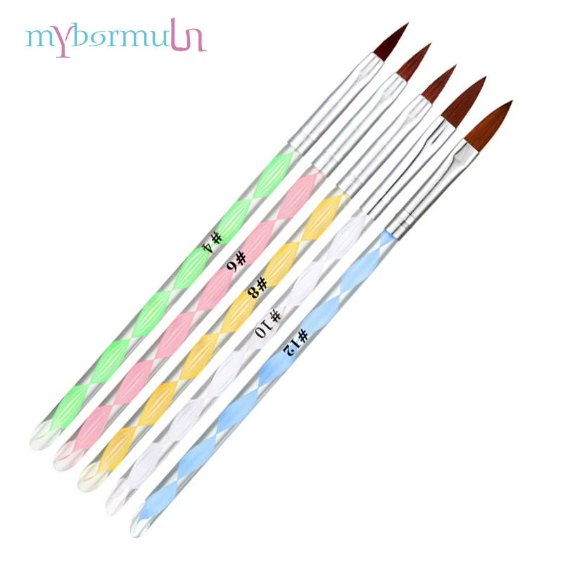 5Pcs New Nail Art Brush Tools Set Size 4# 6# 8# 10# 12# Carving Flower Pen UV Gel Drawing Painting Brush Handle Nail Art Tool
5Pcs New Nail Art Brush Tools Set Size 4# 6# 8# 10# 12# Carving Flower Pen UV Gel Drawing Painting Brush Handle Nail Art Tool