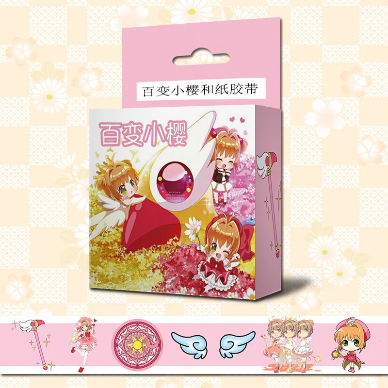 20 pcs/lot DIY Japanese Paper Decorative Adhesive Tape Cardcaptor Sakura Washi Tape/Masking Tape Stickers
20 pcs/lot DIY Japanese Paper Decorative Adhesive Tape Cardcaptor Sakura Washi Tape/Masking Tape Stickers