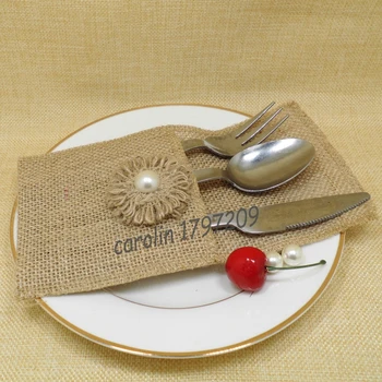 12pcs/Lot Hessian Rustic Wedding Burlap Cutlery Silverware Holder Pocket Jute Tableware Bags Holders vintage wedding decoration
12pcs/Lot Hessian Rustic Wedding Burlap Cutlery Silverware Holder Pocket Jute Tableware Bags Holders vintage wedding decoration
