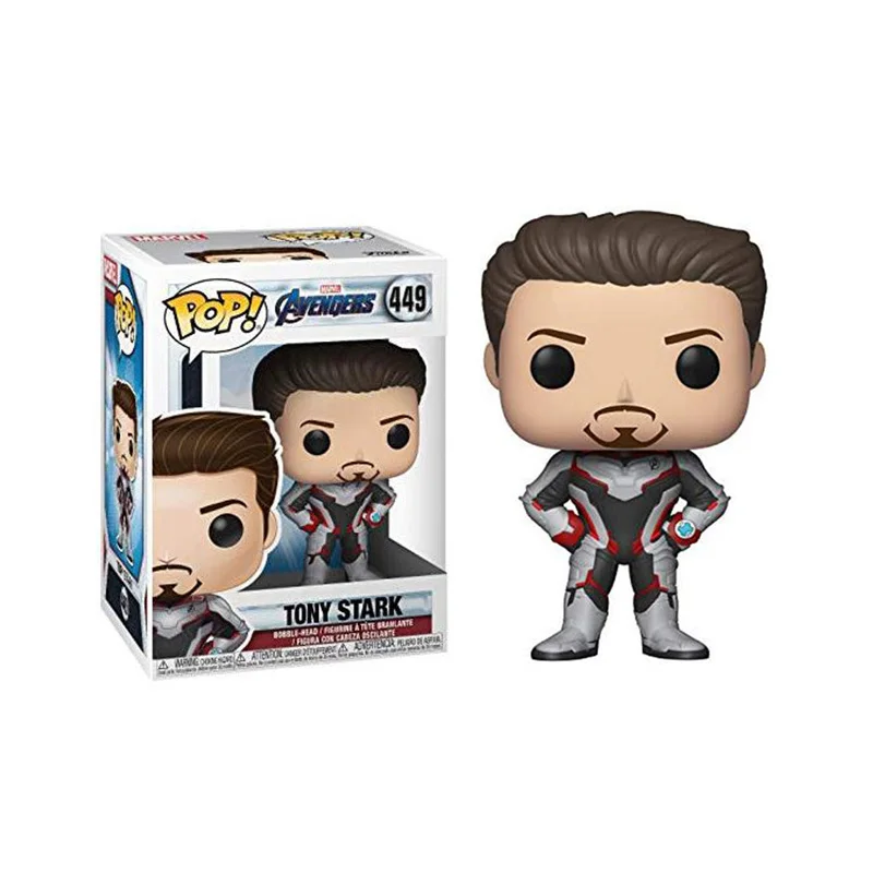 FUNKO POP Marvel Comics Avengers EndgameTONY STARK 449# Iron Man Action Figure Collection Model Toys for Children Christmas Gift
FUNKO POP Marvel Comics Avengers EndgameTONY STARK 449# Iron Man Action Figure Collection Model Toys for Children Christmas Gift