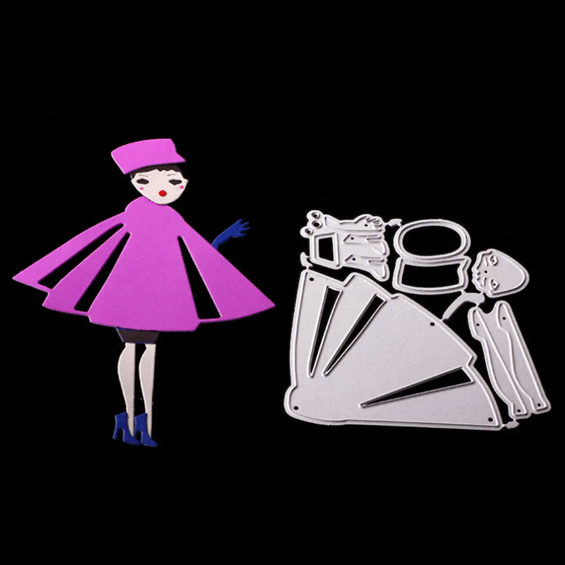 Metal Cutting Dies Fashion Lady Woman Cutting Dies Stencil for Scrapbooking Decorative Embossing Dress DIY Scrapbook Paper Cards
Metal Cutting Dies Fashion Lady Woman Cutting Dies Stencil for Scrapbooking Decorative Embossing Dress DIY Scrapbook Paper Cards