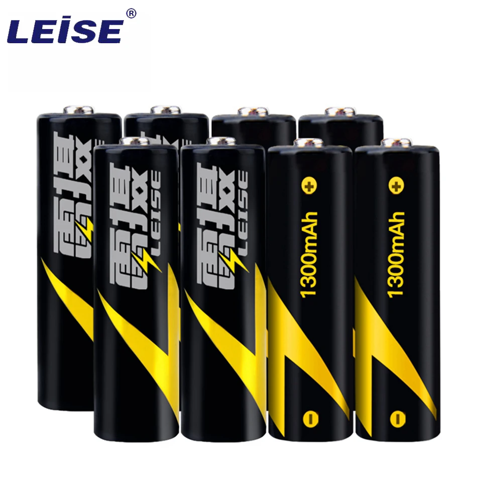 Leise AA ni-mh Rechargeable Battery 8pcs 1.2V 1300mah Battery Environmental Protection Safety High Capacity For Clock RC toy
Leise AA ni-mh Rechargeable Battery 8pcs 1.2V 1300mah Battery Environmental Protection Safety High Capacity For Clock RC toy