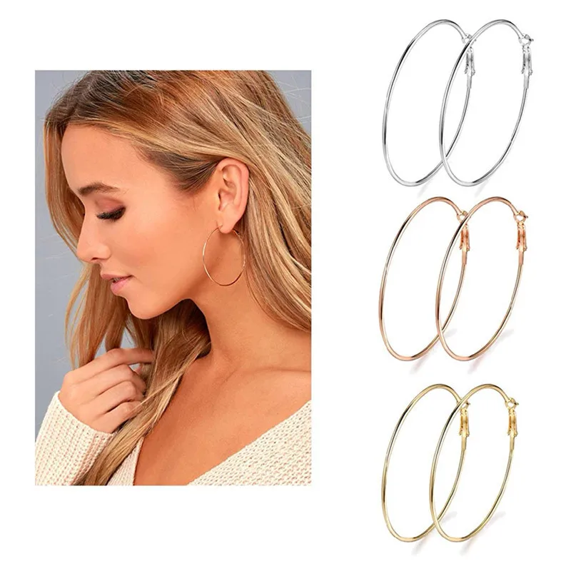 2009 Fashion Luxury Simple Big Circle Exaggerated Earrings Night Club Women Fashion Hollow Big Circle Earrings Manifesto Jewelry
2009 Fashion Luxury Simple Big Circle Exaggerated Earrings Night Club Women Fashion Hollow Big Circle Earrings Manifesto Jewelry