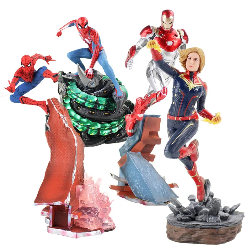 The Avengers Endgame ironman spiderman Captain Carol Danvers Statue KO's Iron Studios PVC Action Figures Toy Dolls
The Avengers Endgame ironman spiderman Captain Carol Danvers Statue KO's Iron Studios PVC Action Figures Toy Dolls