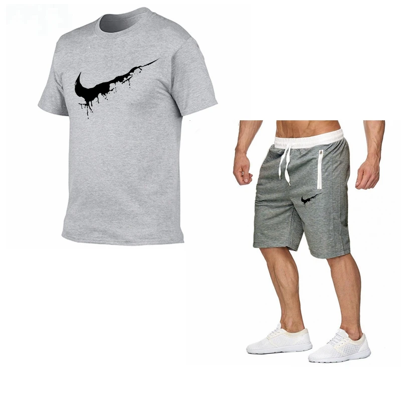 Summer Hot Sale Men's Sets T Shirts+Shorts Two Pieces Sets Casual Tracksuit Male 2019 Casual Tshirt Gyms Fitness trousers men
Summer Hot Sale Men's Sets T Shirts+Shorts Two Pieces Sets Casual Tracksuit Male 2019 Casual Tshirt Gyms Fitness trousers men