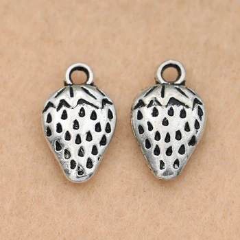 KJjewel Antique Silver Plated Strawberry Charm Pendant Jewelry DIY Making Bracelet Accessories 16x11mm 10pcs/lot
KJjewel Antique Silver Plated Strawberry Charm Pendant Jewelry DIY Making Bracelet Accessories 16x11mm 10pcs/lot