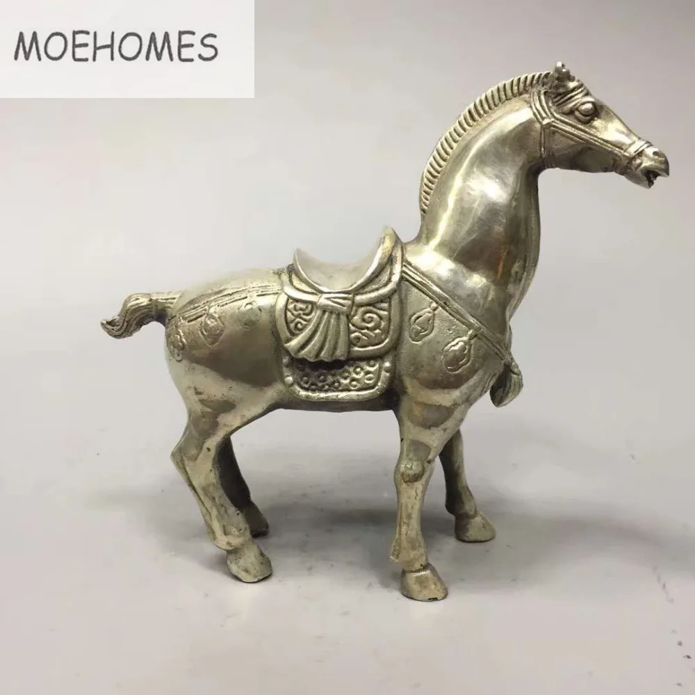 Moeбытовая стандартная медная серебряная статуя лошади yuanbao, настольное украшение для дома, металлические поделки
Moeбытовая стандартная медная серебряная статуя лошади yuanbao, настольное украшение для дома, металлические поделки