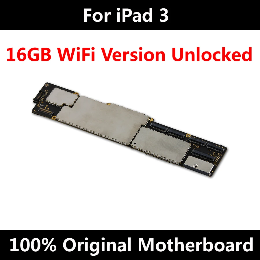 Official Unlocked Original Motherboard For iPad 3 16GB Wifi Version Mainboard With Full Chips IOS Logic Board Worldwide Use
Official Unlocked Original Motherboard For iPad 3 16GB Wifi Version Mainboard With Full Chips IOS Logic Board Worldwide Use