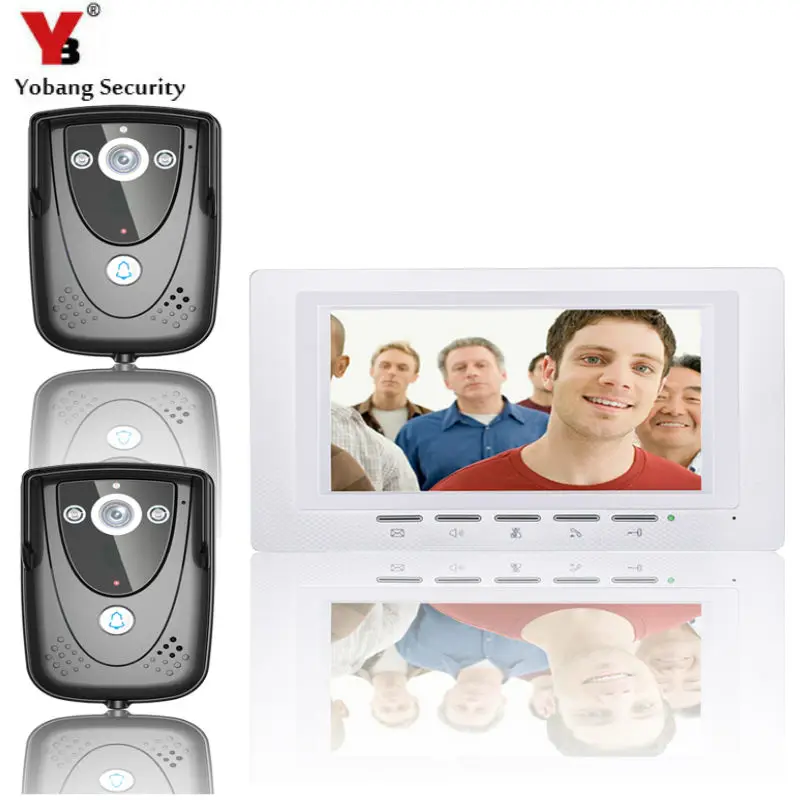 YobangSecurity Video Intercom Monitor 7"Inch Video Door Phone Doorbell Home Security intercom Wired for House Office Apartment
YobangSecurity Video Intercom Monitor 7"Inch Video Door Phone Doorbell Home Security intercom Wired for House Office Apartment