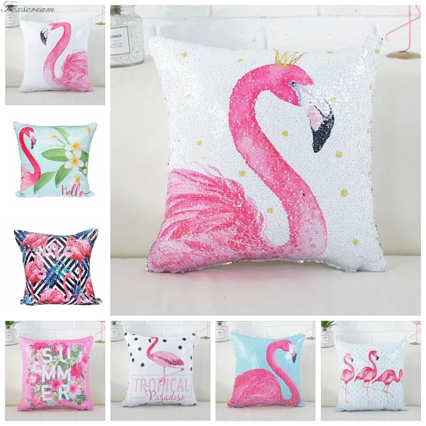Cushion Cover Mermaid Sequin Flamingos Decorative Cushion Covers Color Changing Reversible Pillow Cover Cushion Cover For Sofa 3
Cushion Cover Mermaid Sequin Flamingos Decorative Cushion Covers Color Changing Reversible Pillow Cover Cushion Cover For Sofa 3