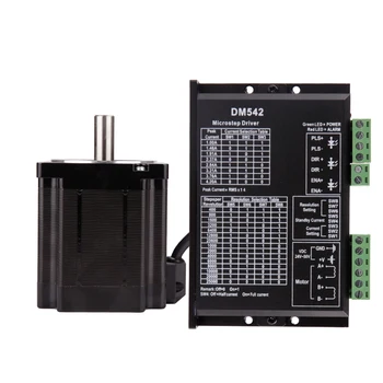 NEMA34 Stepper Motor 2 Phase 6.08N.m Body Length 79.5mm and DM542 Driver set 
NEMA34 Stepper Motor 2 Phase 6.08N.m Body Length 79.5mm and DM542 Driver set