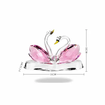 Pink Blue Clear Champagne Glass Crystal Couple Swan the Neck Filled with Diamonds Wedding Gift Home Decor DEC356
Pink Blue Clear Champagne Glass Crystal Couple Swan the Neck Filled with Diamonds Wedding Gift Home Decor DEC356