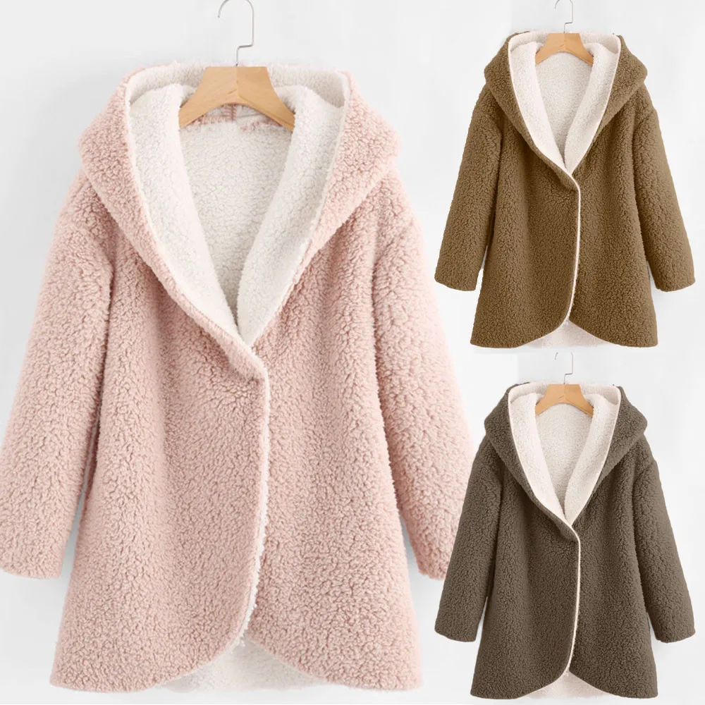 Women Winter Curved Hem Longline Faux Fur Sherpa Fleece Hoodie Coat Solid Women Coats Autumn Winter 0920
Women Winter Curved Hem Longline Faux Fur Sherpa Fleece Hoodie Coat Solid Women Coats Autumn Winter 0920