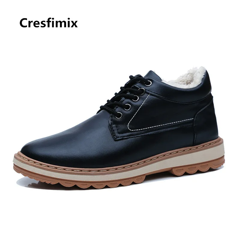 Cresfimix Zapatos Hombre Male Fashion Comfortable Autumn & Winter Warm Boots Men Casual Lace Up Blue Shoes Leisure Shoes B3098
Cresfimix Zapatos Hombre Male Fashion Comfortable Autumn & Winter Warm Boots Men Casual Lace Up Blue Shoes Leisure Shoes B3098