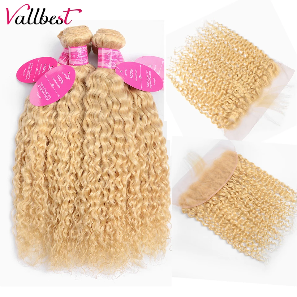 Vallbest Brazilian Water Wave Bundles With Closure 613 Blonde Human Hair 3 Bundles With Frontal 8-26 Inch Remy Hair Extension
Vallbest Brazilian Water Wave Bundles With Closure 613 Blonde Human Hair 3 Bundles With Frontal 8-26 Inch Remy Hair Extension