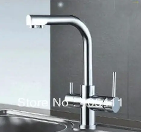 100% brass chrome polished 3 Way kitchen sink mixer faucet 2 holes drinking water tap dual handle kitchen accessories
100% brass chrome polished 3 Way kitchen sink mixer faucet 2 holes drinking water tap dual handle kitchen accessories