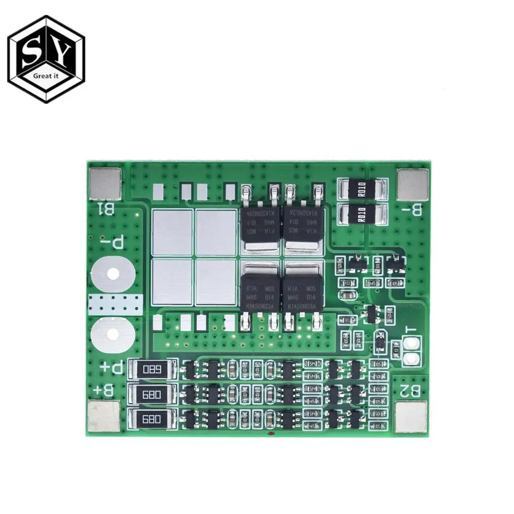 1PCS Great IT 3 series 11.1V 12V 18650 lithium battery protection board 12.6V 15A was overcharged with protective belt balance
1PCS Great IT 3 series 11.1V 12V 18650 lithium battery protection board 12.6V 15A was overcharged with protective belt balance