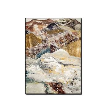 Beautiful picture gold mountains wall home decor 100% Hand-painted Abstract Oil Painting for living room hotel no framed
Beautiful picture gold mountains wall home decor 100% Hand-painted Abstract Oil Painting for living room hotel no framed