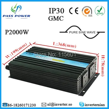Factory Hot Sale, Pure sine wave inverter 2000W AC 110/220V DC48v CE&RoHS Certifications
Factory Hot Sale, Pure sine wave inverter 2000W AC 110/220V DC48v CE&RoHS Certifications