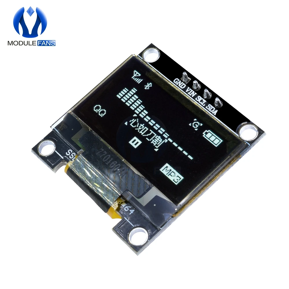 0.96 Inch I2C IIC Serial 128X64 128*64 WHITE OLED LED Display Module Compatible For Arduino STM32 Controller Driver Board 3V 5v
0.96 Inch I2C IIC Serial 128X64 128*64 WHITE OLED LED Display Module Compatible For Arduino STM32 Controller Driver Board 3V 5v