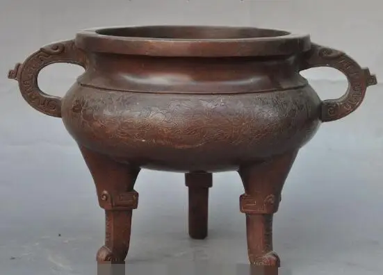 S5371 10" mark old china pure bronze flower elephant Nose statue Incense Burner Censer
S5371 10" mark old china pure bronze flower elephant Nose statue Incense Burner Censer