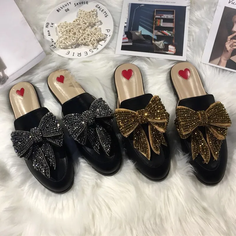 Luxury Shoes Women Designers Spring Autumn Slippers Woman Butterfly-knot Fashion Rhinestone Chaussures Femme Zapatos De Mujer
Luxury Shoes Women Designers Spring Autumn Slippers Woman Butterfly-knot Fashion Rhinestone Chaussures Femme Zapatos De Mujer