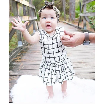 2019 New Children Summer Dress Infant Lovely Clothes Baby Girls Sleeveless Plaid One-piece&headband Princess Summer Clothing
2019 New Children Summer Dress Infant Lovely Clothes Baby Girls Sleeveless Plaid One-piece&headband Princess Summer Clothing