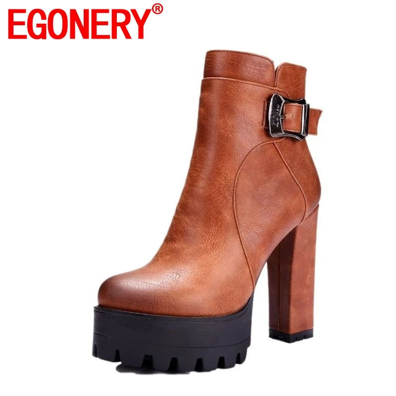 EGONERY shoes 2019 new arrivals hot sale side zipper round toe high heels winter warm comfortable breathable women ankle boots
EGONERY shoes 2019 new arrivals hot sale side zipper round toe high heels winter warm comfortable breathable women ankle boots