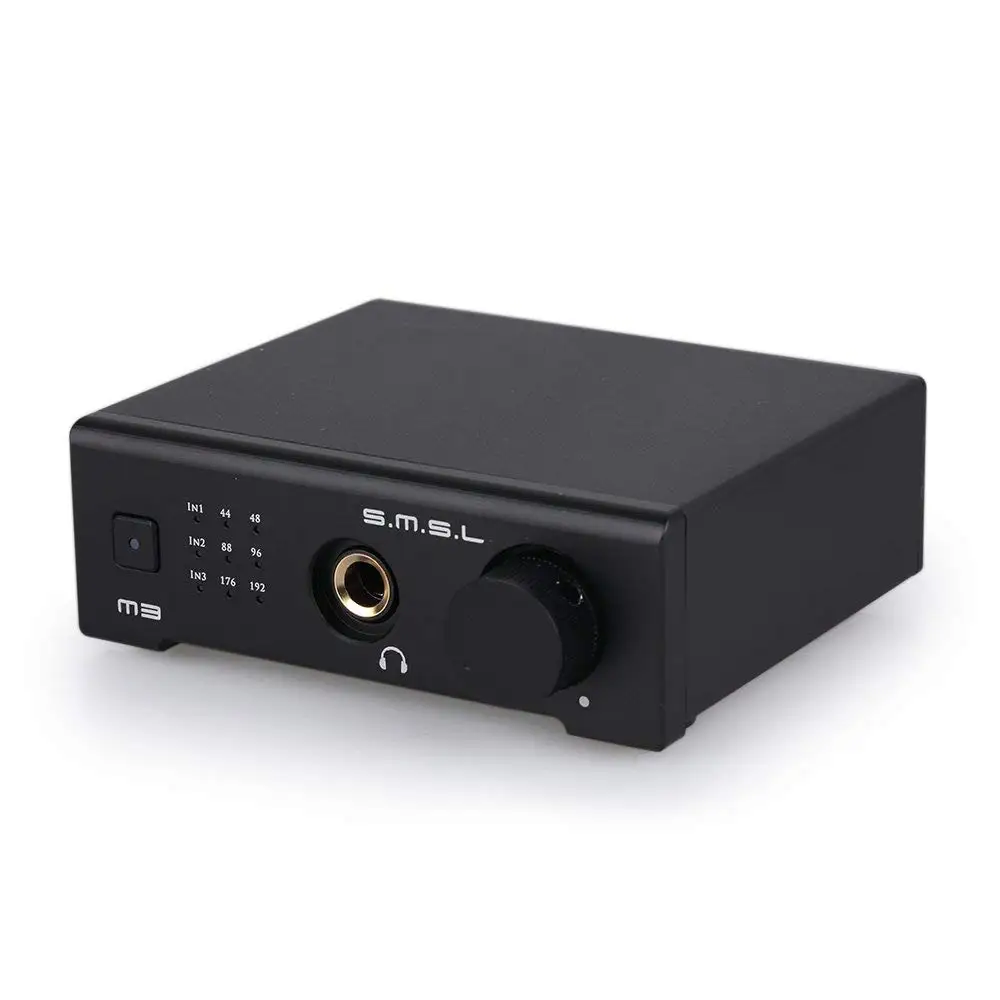 SMSL M3 USB DAC AMP Multi-function Optical Coaxial Headphone Amplifier Portable USB Powered Audio Decoder Portable DAC Converter
SMSL M3 USB DAC AMP Multi-function Optical Coaxial Headphone Amplifier Portable USB Powered Audio Decoder Portable DAC Converter