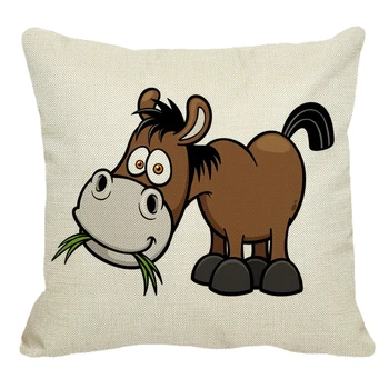 XUNYU Linen Pillowcase Sofa Decorative Pillow Cover Cartoon Donkey Pattern Square Cushion Cover 45X45cm BZ231
XUNYU Linen Pillowcase Sofa Decorative Pillow Cover Cartoon Donkey Pattern Square Cushion Cover 45X45cm BZ231