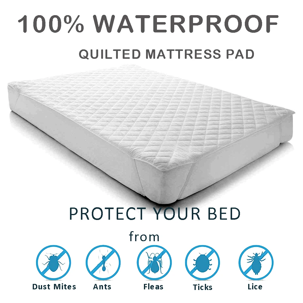 LFH Cotton Waterproof Sheet Protector Quilted Mattress Pad With Band Bed Pad For Incontinence Patient Pad Cover For Mattress
LFH Cotton Waterproof Sheet Protector Quilted Mattress Pad With Band Bed Pad For Incontinence Patient Pad Cover For Mattress