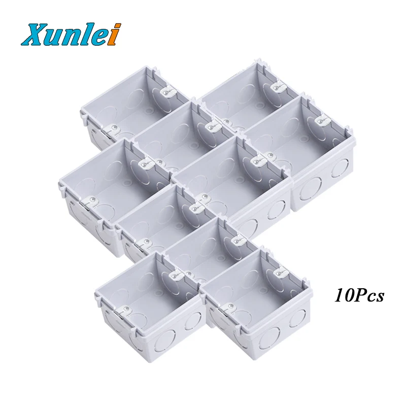 5/10/20Pcs 86mm X 86mm X 50mm Type Pvc wall Socket switch Box Wall mounting back Box internal
5/10/20Pcs 86mm X 86mm X 50mm Type Pvc wall Socket switch Box Wall mounting back Box internal