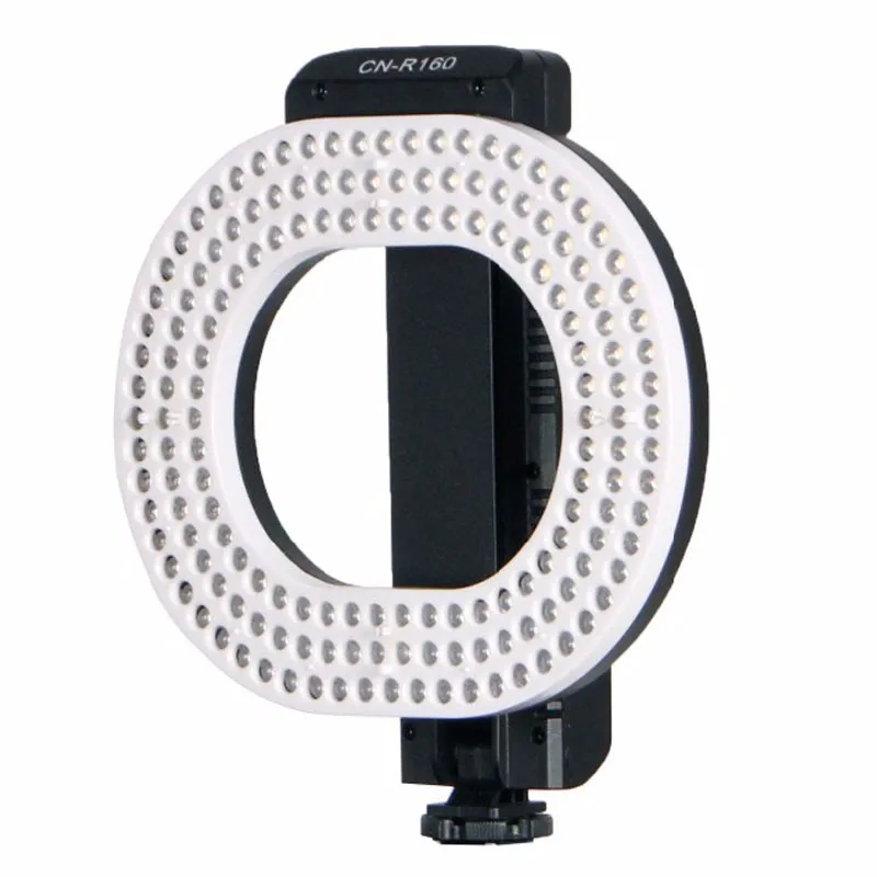 

NanGuang CN-R160 LED Video Light 5600K/3200K Independent dimming ring LED light for Canon Nikon Sony DSLR DV Cameras