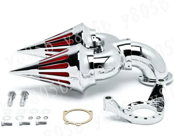 Chrome Motorcycle Spike Intake Air Cleaner Kits For Fit Softail Sportster VRod CVO Custom Applications
Chrome Motorcycle Spike Intake Air Cleaner Kits For Fit Softail Sportster VRod CVO Custom Applications