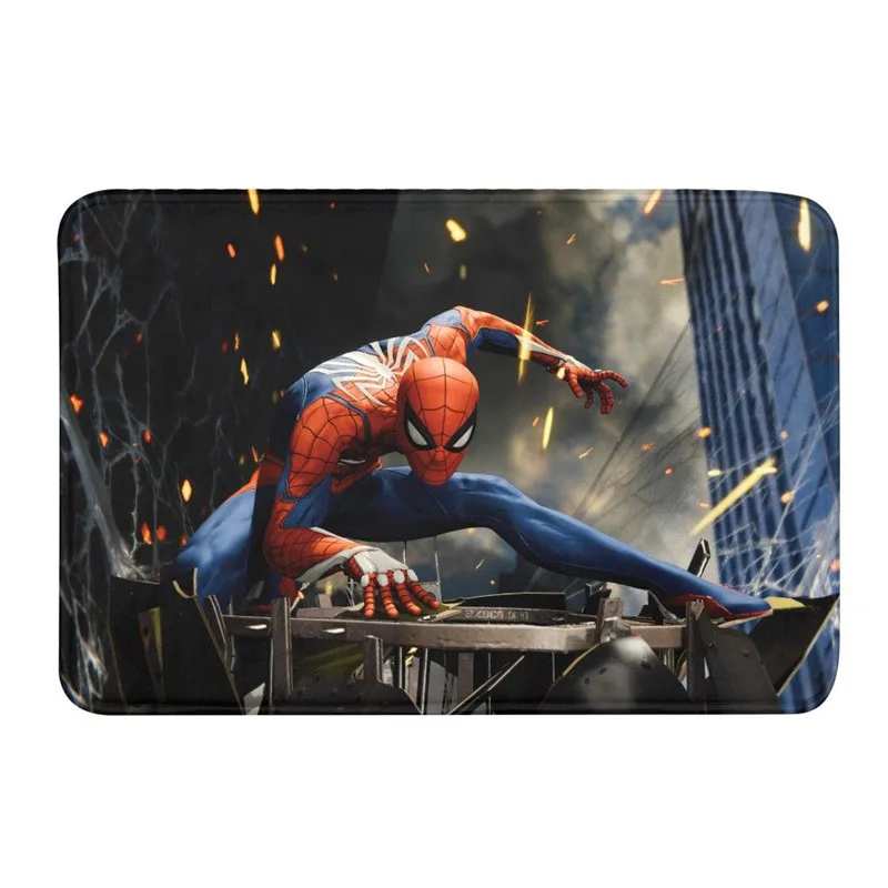 Bath Mats Marvel Spiderman 3D Printing Doormat Anti-Slip Washable Bathroom Floor Entrance Rug Bath Shower Tub Eco Friendly Mat
Bath Mats Marvel Spiderman 3D Printing Doormat Anti-Slip Washable Bathroom Floor Entrance Rug Bath Shower Tub Eco Friendly Mat