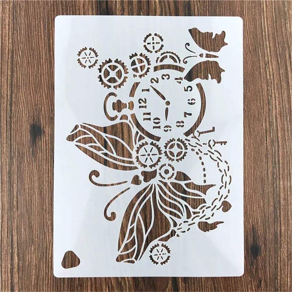 1pc Cute Clock Butterfly Reusable Stencil for DIY Scrapbooking Stamping Paper Card Drawing Template Stencil Crafts Pochoir
1pc Cute Clock Butterfly Reusable Stencil for DIY Scrapbooking Stamping Paper Card Drawing Template Stencil Crafts Pochoir