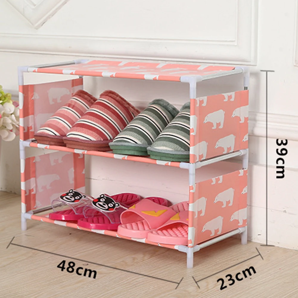 Large Size Non-Woven Fabric Shoes Rack Shoes Organizer Home decoration Bedroom Dormitory Shoe Racks Shelf Cabinet Dropshipping (35)