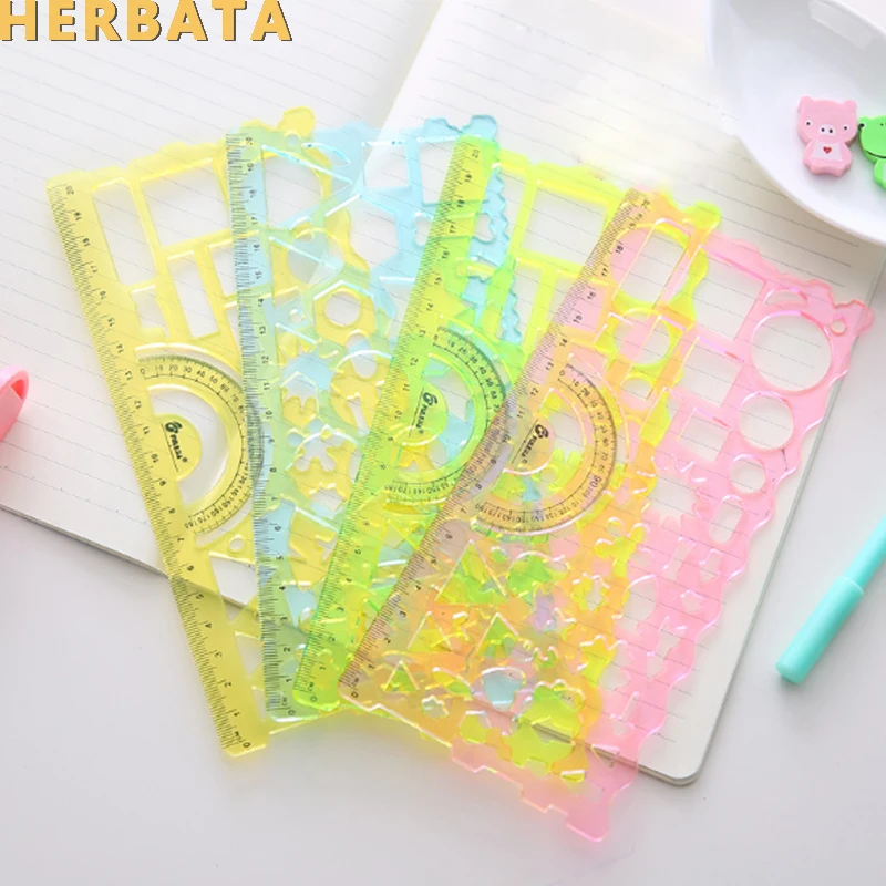 2Pcs/lot Candy Color Multifunction Ruler Geometric Drawing Template Learning Tool Set Stationery School Office Painting Supply
2Pcs/lot Candy Color Multifunction Ruler Geometric Drawing Template Learning Tool Set Stationery School Office Painting Supply