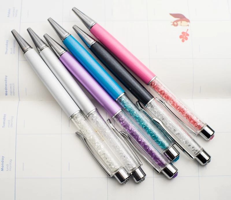 Diamond on top Crystal Pen Diamond Ballpoint Pens Stationery Ballpen Caneta Novelty Gift Zakka Office Material School Supplies
Diamond on top Crystal Pen Diamond Ballpoint Pens Stationery Ballpen Caneta Novelty Gift Zakka Office Material School Supplies