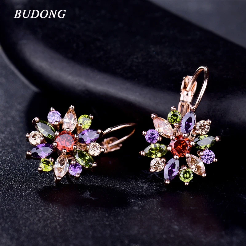 BUDONG 2017 Trendy Flower Hoop Earrings for Women Rose Gold Color Earrings Marquise Crystal Cubic Zircon Wedding Jewelry XUW003
BUDONG 2017 Trendy Flower Hoop Earrings for Women Rose Gold Color Earrings Marquise Crystal Cubic Zircon Wedding Jewelry XUW003