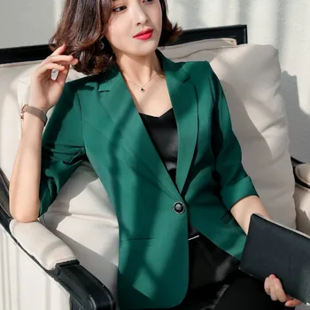 Women's suit jacket summer new fashion slim solid color suit jacket five-point sleeve temperament wild women's shirt
Women's suit jacket summer new fashion slim solid color suit jacket five-point sleeve temperament wild women's shirt