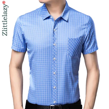 2019 brand casual pocket summer plaid short sleeve slim fit men shirt streetwear social dress shirts mens fashions jersey 32521
2019 brand casual pocket summer plaid short sleeve slim fit men shirt streetwear social dress shirts mens fashions jersey 32521