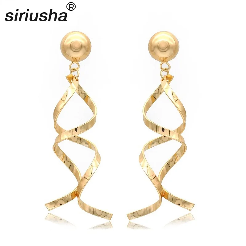 Explosion geometry exaggerated metal piece brushed matte gold earrings Europe and the United States long earrings Y824
Explosion geometry exaggerated metal piece brushed matte gold earrings Europe and the United States long earrings Y824