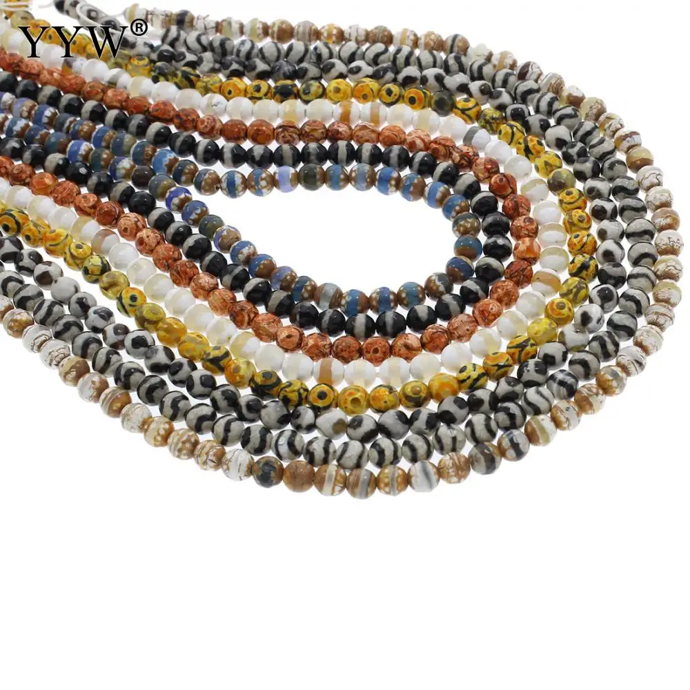 6mm Tibetian Black White Agates Dzi Beads Round Faceted Natural Stone Striped Gem stone Loose 15.3" Full Strand Wholesale
6mm Tibetian Black White Agates Dzi Beads Round Faceted Natural Stone Striped Gem stone Loose 15.3" Full Strand Wholesale