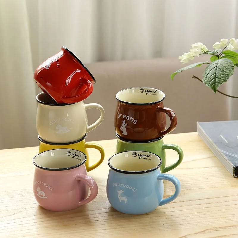 Zakka Cute Ceramic Mugs European Colorful Animal Pattern Breakfast Coffee Cups Creative Lovely Belly Drinkware Exquisite Gifts
Zakka Cute Ceramic Mugs European Colorful Animal Pattern Breakfast Coffee Cups Creative Lovely Belly Drinkware Exquisite Gifts