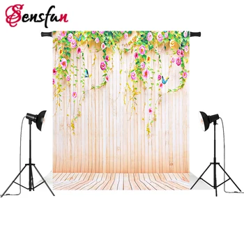 Sensfun Vinyl Fabric Photography Backdrops Photo Stand Studio Background Yellow Wooden Flower Photocall Photo booth 5x7ft
Sensfun Vinyl Fabric Photography Backdrops Photo Stand Studio Background Yellow Wooden Flower Photocall Photo booth 5x7ft