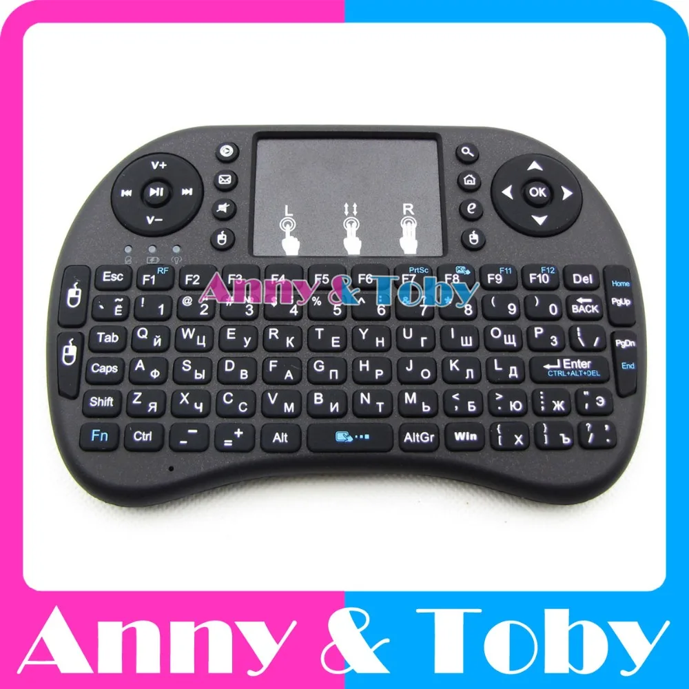 English/Russian/Spanish/Portuguese/French language 2.4G Raspberry PI 3 wireless Keyboard Air Mouse Touchpad for TV BOX Tablet PC
English/Russian/Spanish/Portuguese/French language 2.4G Raspberry PI 3 wireless Keyboard Air Mouse Touchpad for TV BOX Tablet PC